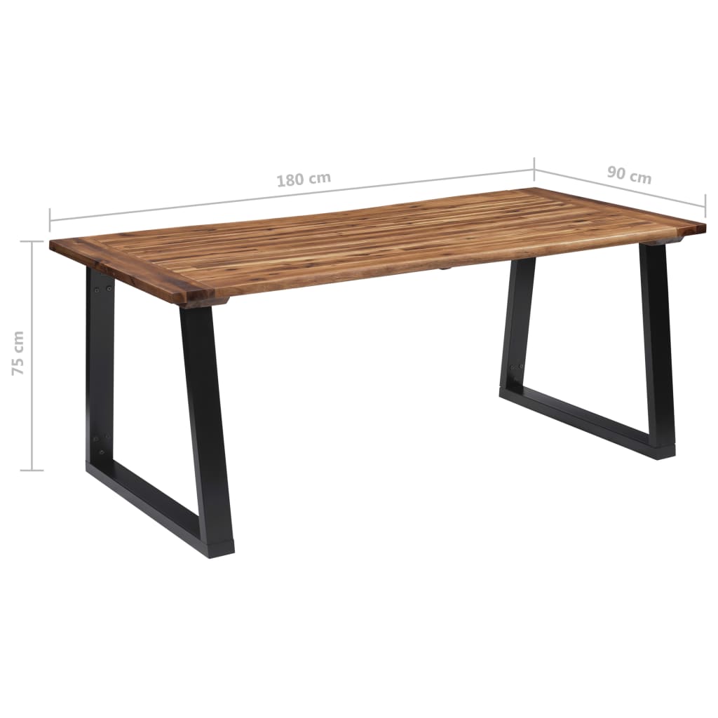 Matbord Massivt Akaciaträ 180X90 Cm
