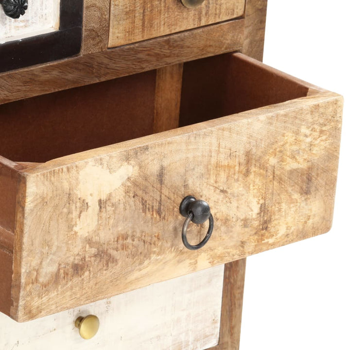 Byrå 45X30X105 Cm Massivt Återvunnet Trä