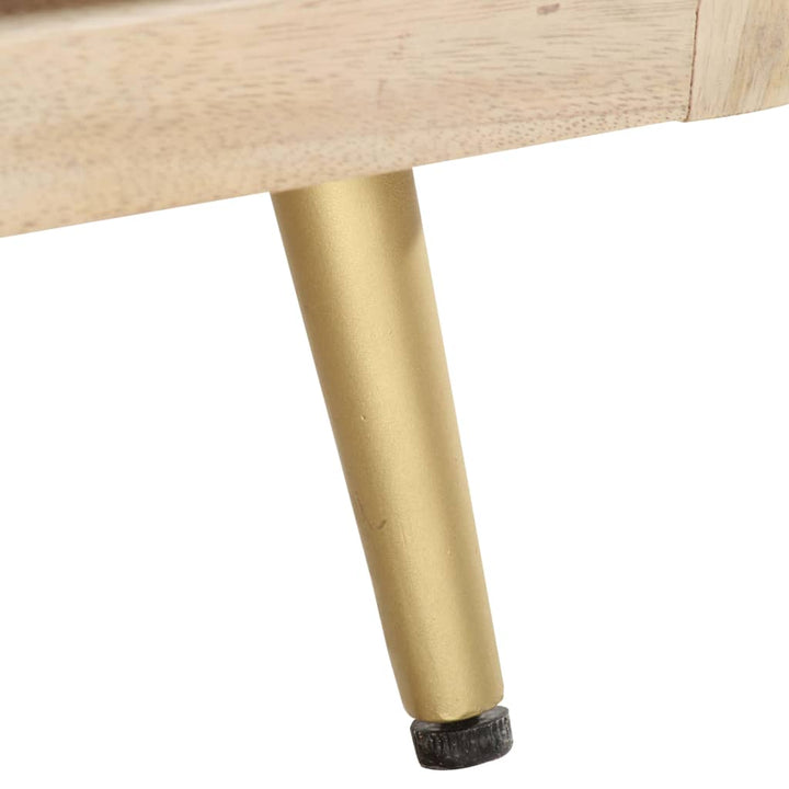 Soffbord 90X45X40 Cm Massivt Mangoträ