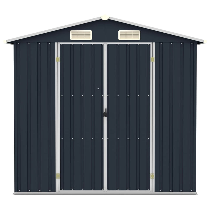 Trädgårdsskjul 205X129X183 Cm Galvaniserat Stål