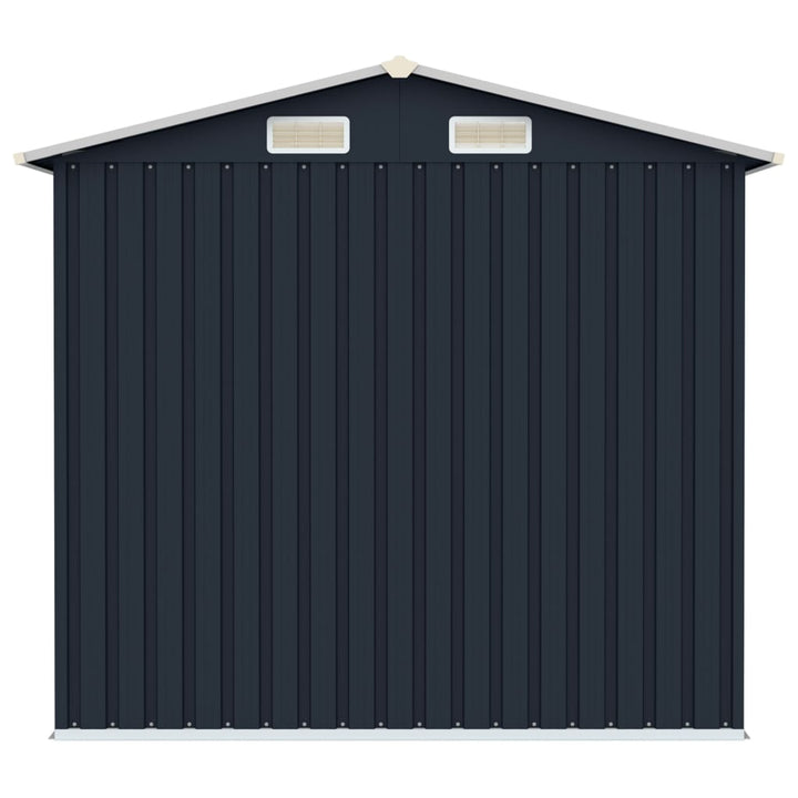 Trädgårdsskjul 205X129X183 Cm Galvaniserat Stål