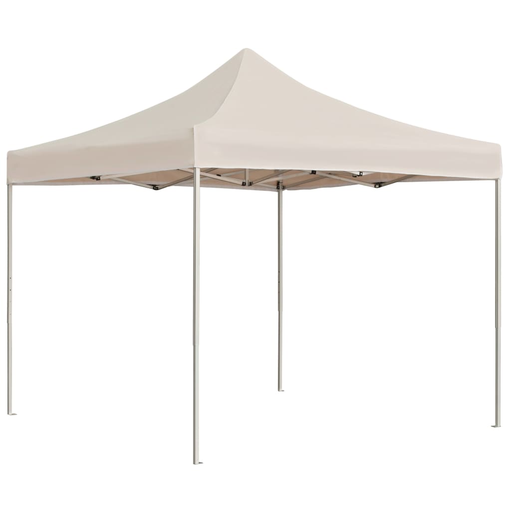 Hopfällbart Partytält Aluminium 2X2 M Vinröd