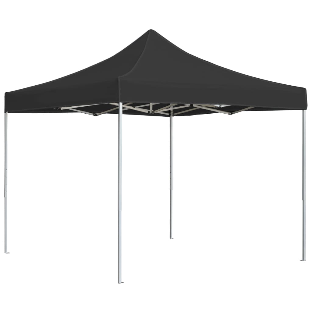Hopfällbart Partytält Aluminium 2X2 M Vinröd