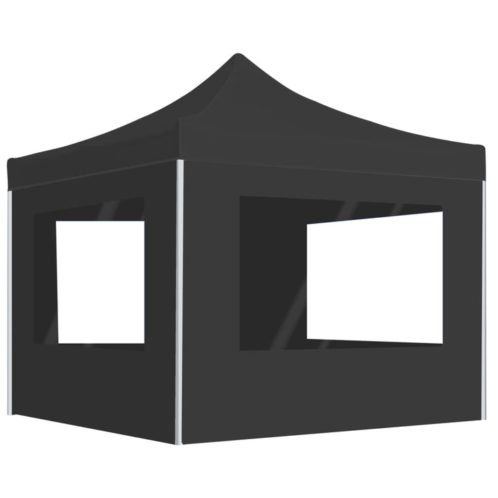 Hopfällbart Partytält Aluminium 2X2 M Vinröd