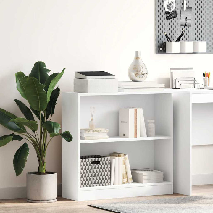 Bokhylla Åldrat Trä 80X24X Konstruerat Trä