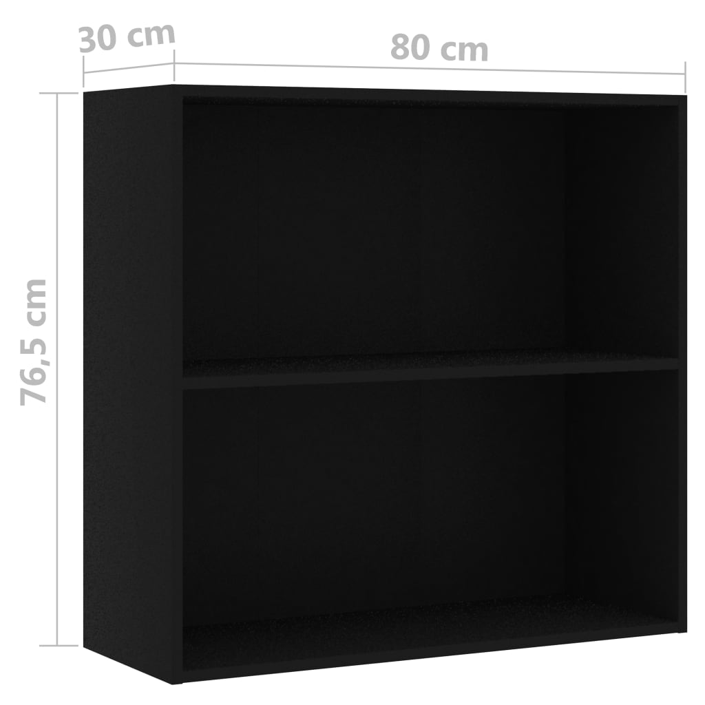 Bokhylla 80X30X76,5 Cm Konstruerat Trä