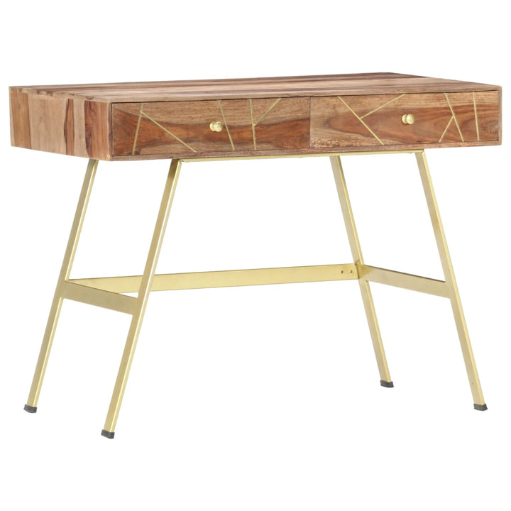 Skrivbord Med Lådor 100X55X75 Cm