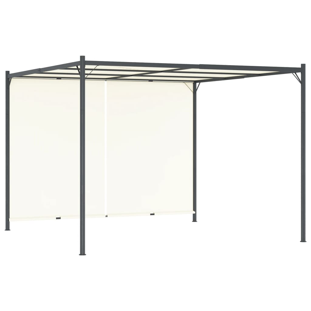 Pergola Med Infällbart Tak 3X3 M