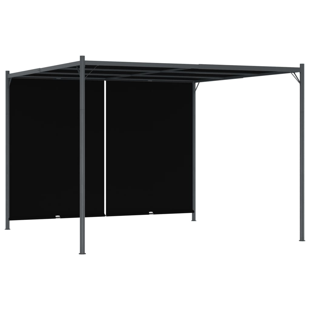 Pergola Med Infällbart Tak 3X3 M