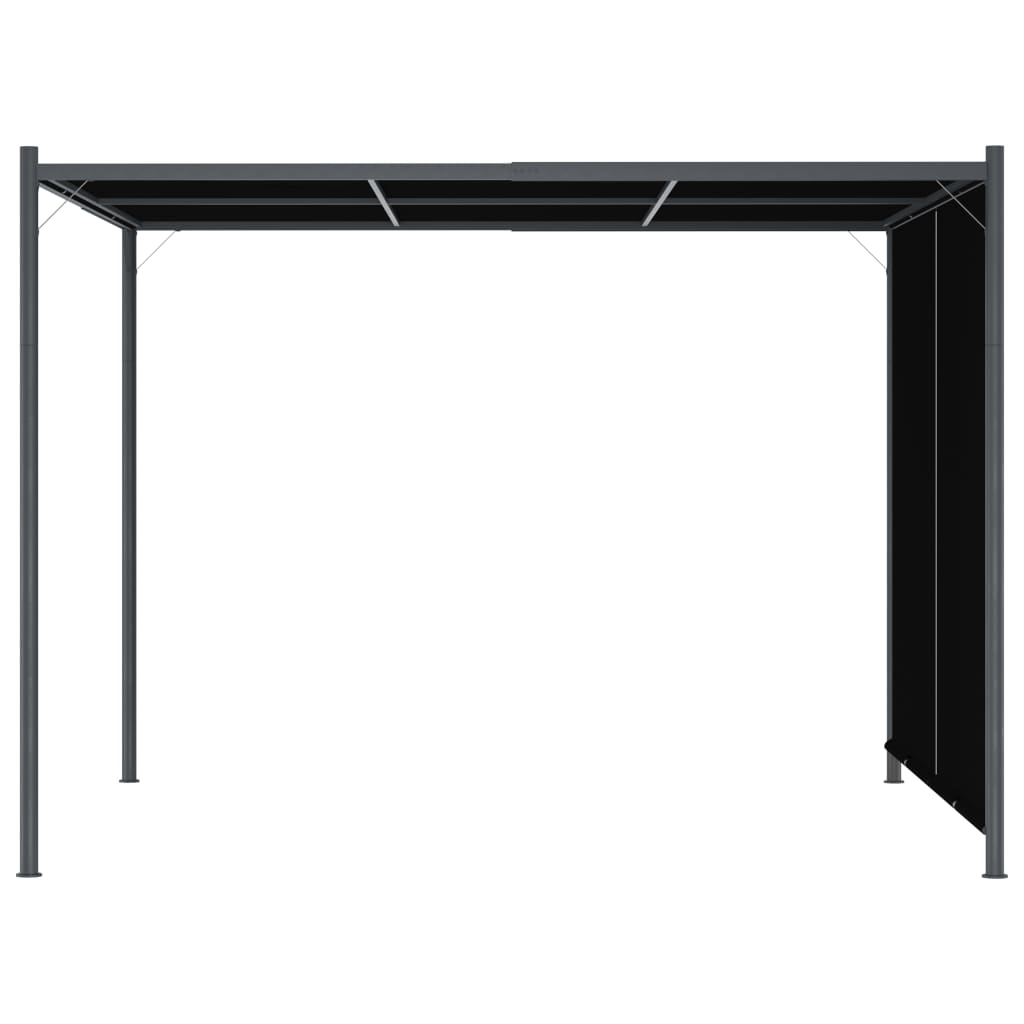 Pergola Med Infällbart Tak 3X3 M