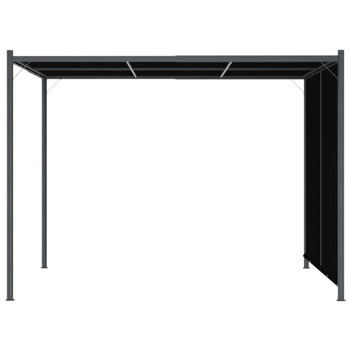 Pergola Med Infällbart Tak 3X3 M
