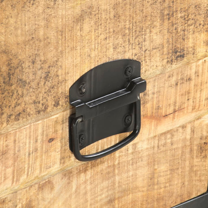 Tv-Bänk 130X30X39 Cm Massivt Mangoträ