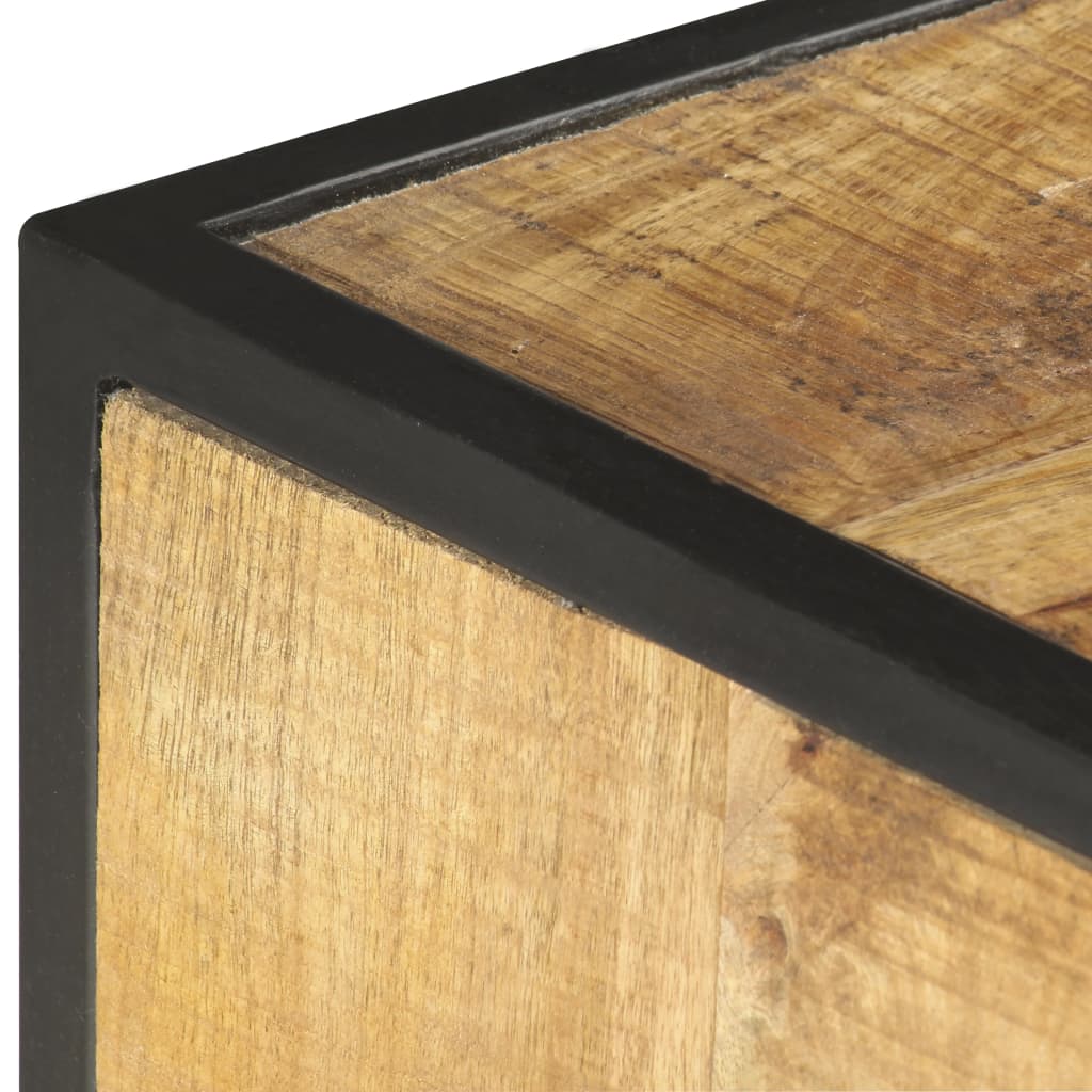 Tv-Bänk 130X30X39 Cm Massivt Mangoträ