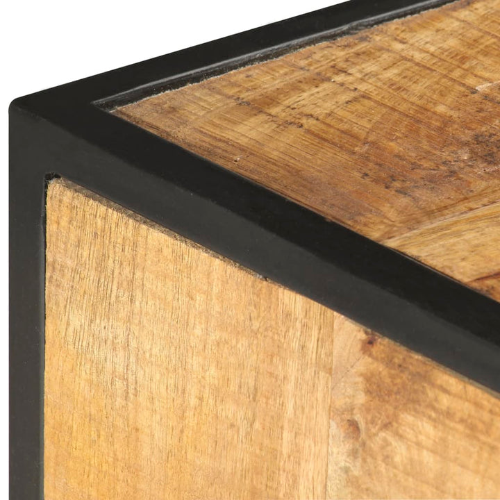 Tv-Bänk 130X30X39 Cm Massivt Mangoträ