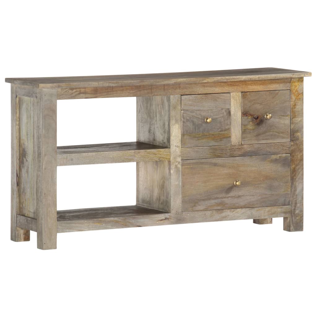 Tv-Bänk 100X30X55 Cm Massivt Mangoträ