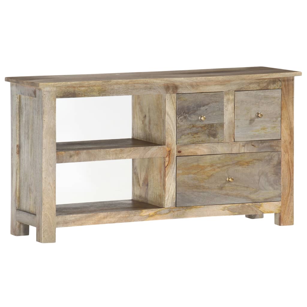 Tv-Bänk 100X30X55 Cm Massivt Mangoträ