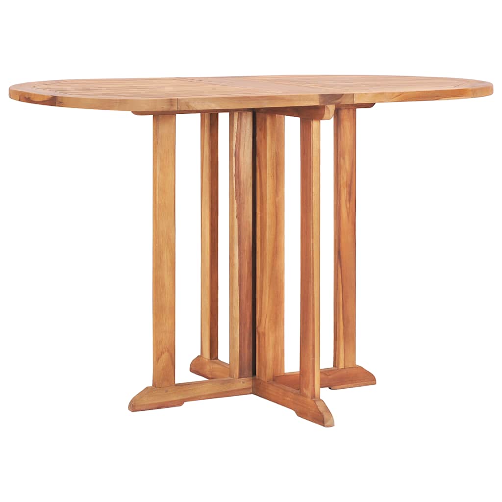 Hopfällbart Trädgårdsbord Massiv Teak