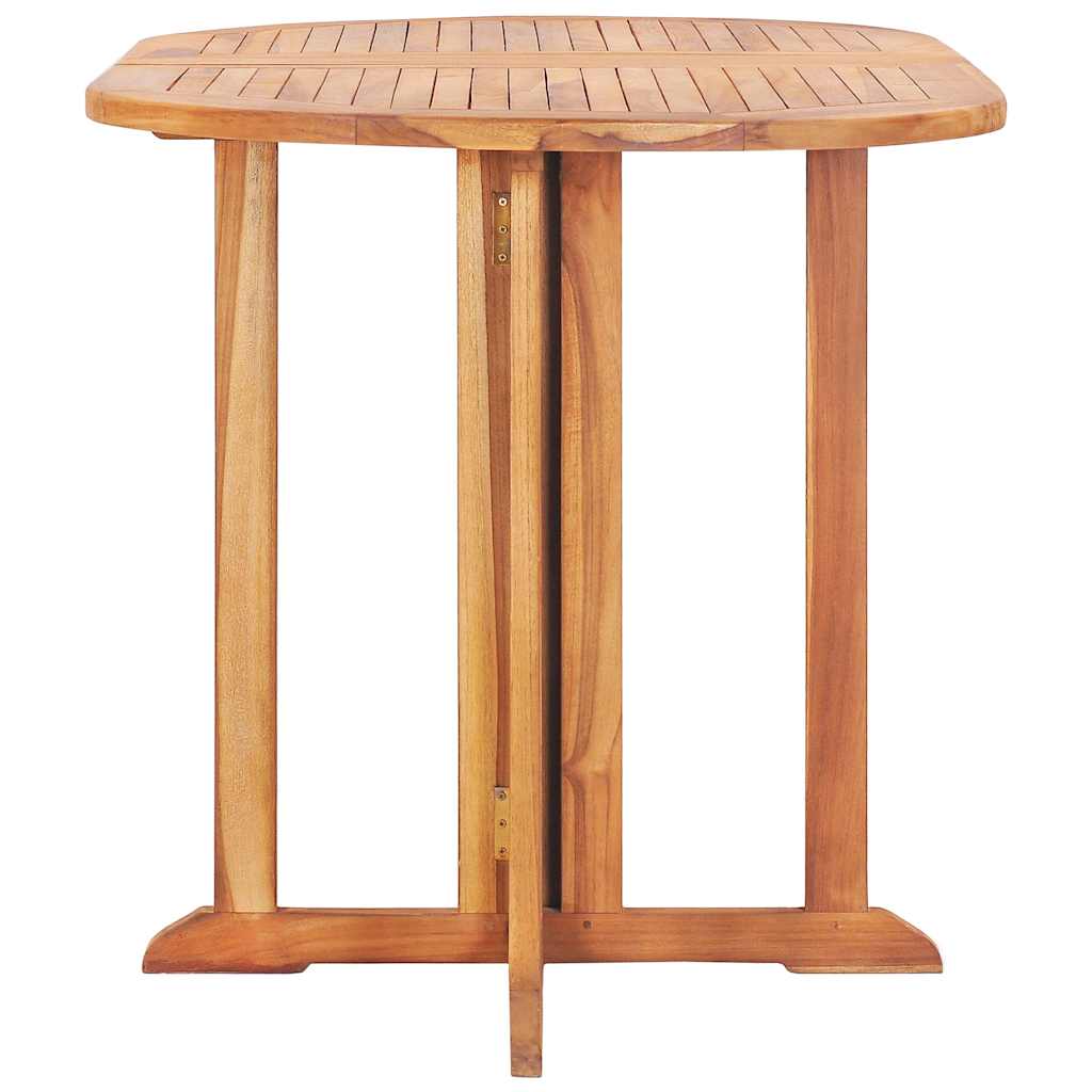 Hopfällbart Trädgårdsbord Massiv Teak