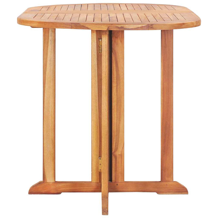 Hopfällbart Trädgårdsbord Massiv Teak