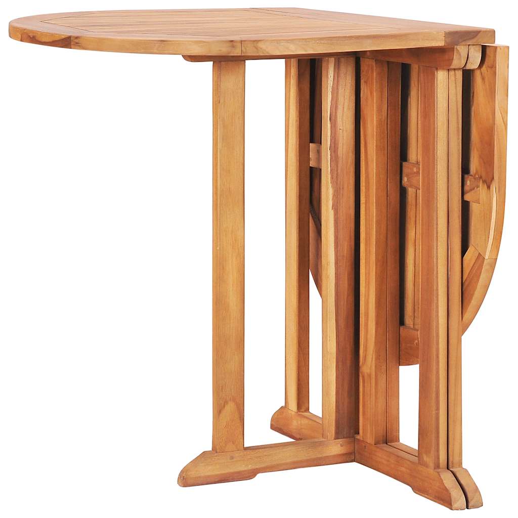 Hopfällbart Trädgårdsbord Massiv Teak