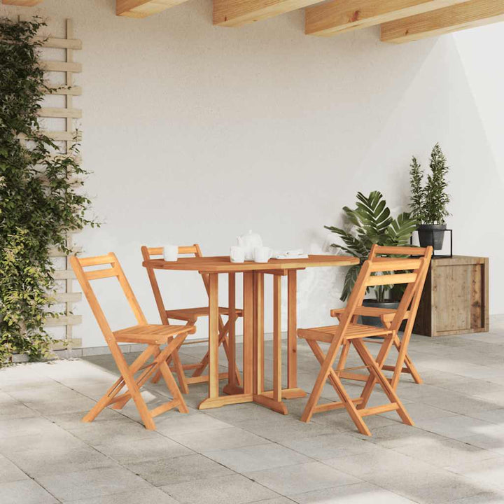 Hopfällbart Trädgårdsbord Massiv Teak