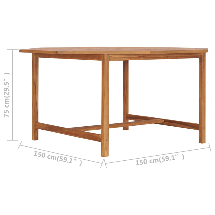 Trädgårdsbord Massiv Teak