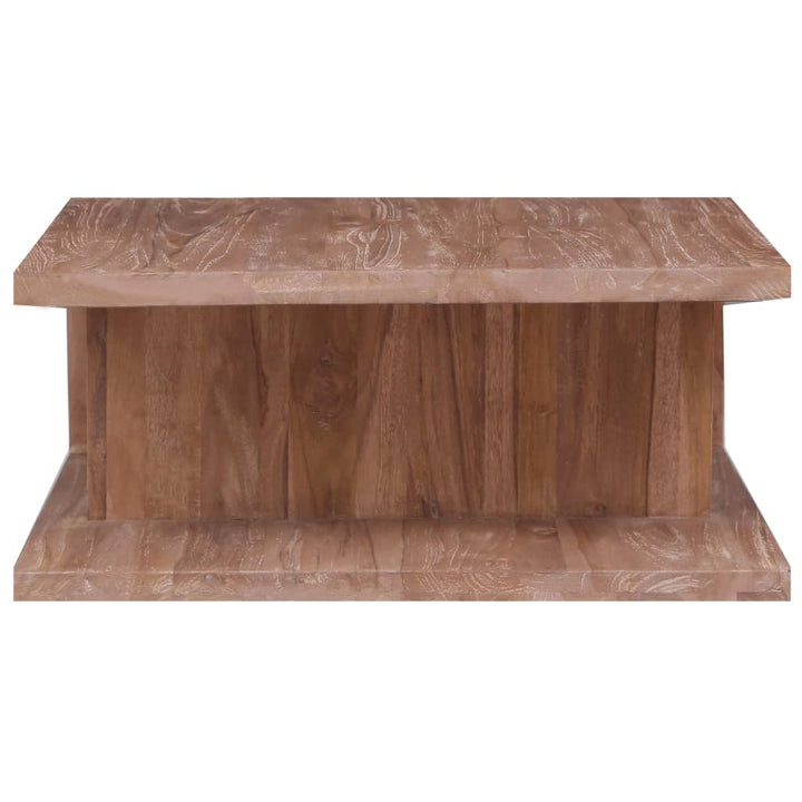 Soffbord 70X70X30 Cm Massiv Teak