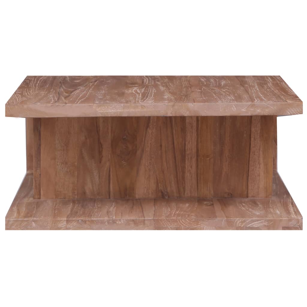 Soffbord 70X70X30 Cm Massiv Teak
