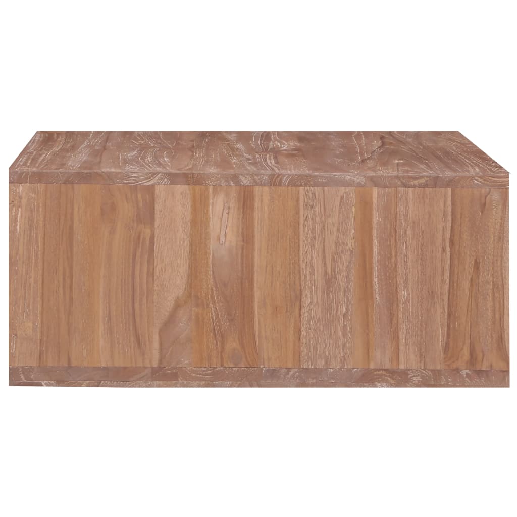 Soffbord 70X70X30 Cm Massiv Teak