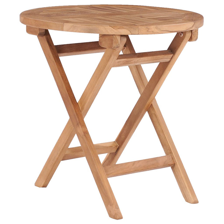 Hopfällbart Trädgårdsbord 45X45X45 Cm Massiv Teak