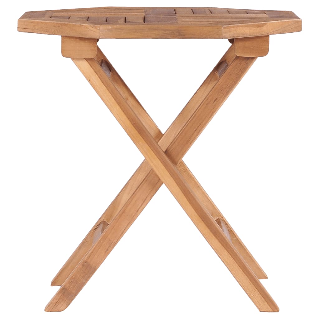 Hopfällbart Trädgårdsbord 45X45X45 Cm Massiv Teak