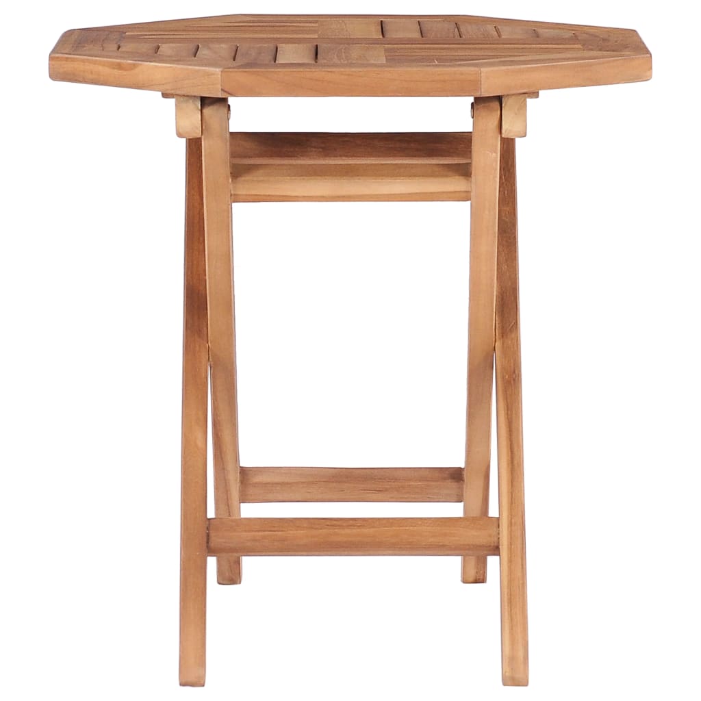 Hopfällbart Trädgårdsbord 45X45X45 Cm Massiv Teak