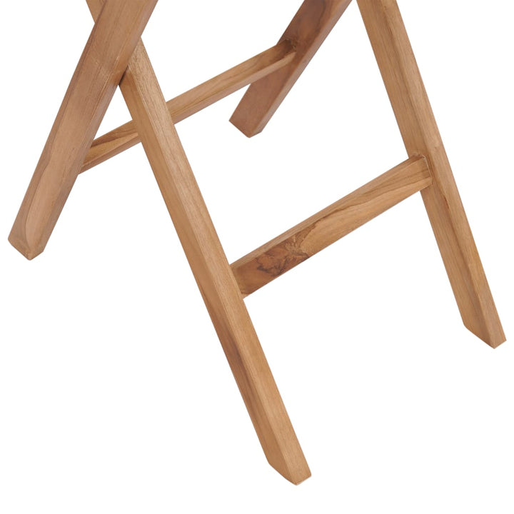 Hopfällbart Trädgårdsbord 60 Cm Massivt Teakträ