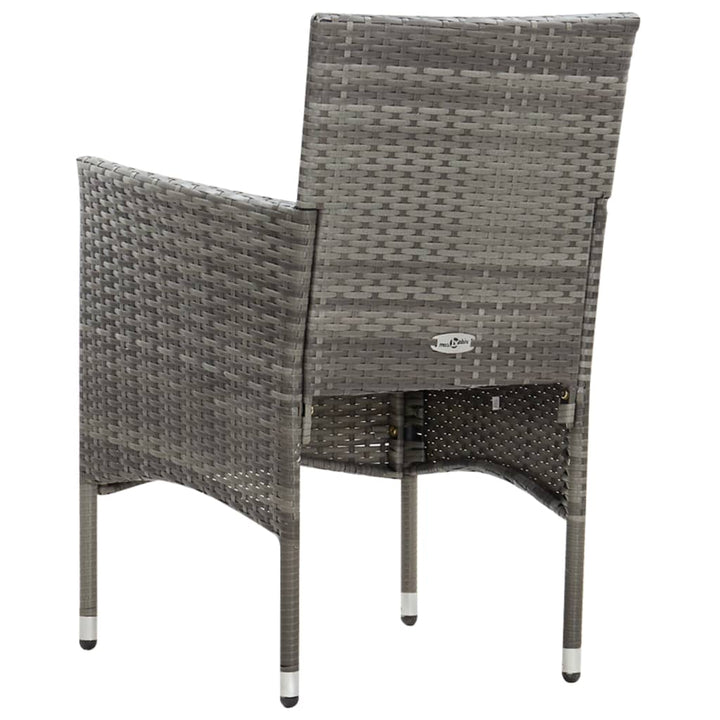 Loungegrupp För Trädgården 4 Delar Med Dynor Konstrotting