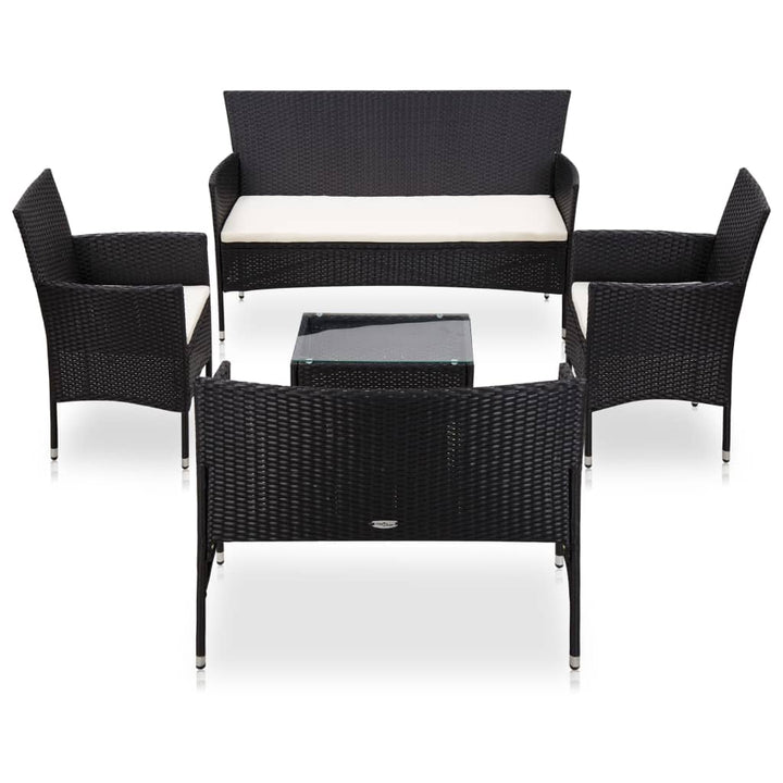 Loungegrupp Med Dynor 5 Delar Konstrotting
