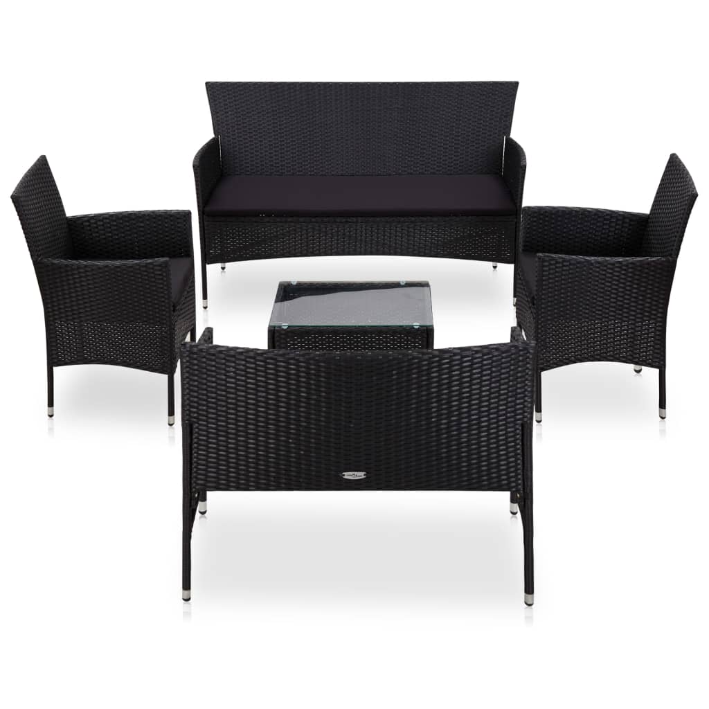 Loungegrupp Med Dynor 5 Delar Konstrotting