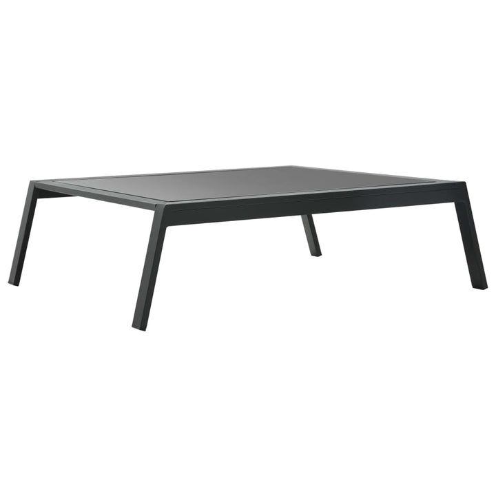 Loungegrupp För Trädgården Med Dynor 5 Delar Aluminium Mörkgrå