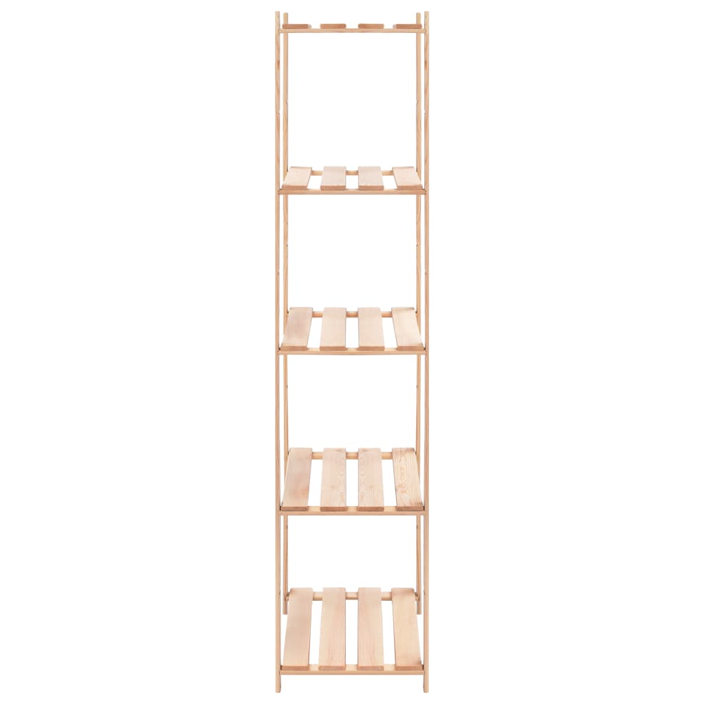 Förvaringshylla 5 Hyllor 2 St 80X38X170 Cm Massiv Furu 250 Kg