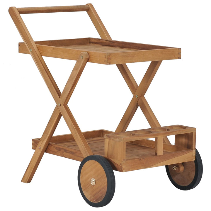 Serveringsvagn Massiv Teak