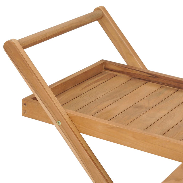 Serveringsvagn Massiv Teak