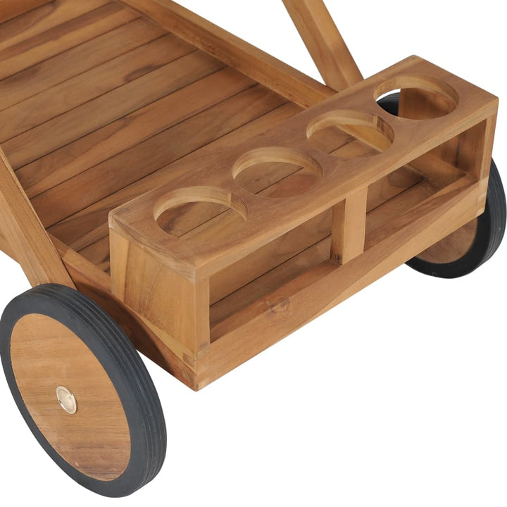 Serveringsvagn Massiv Teak
