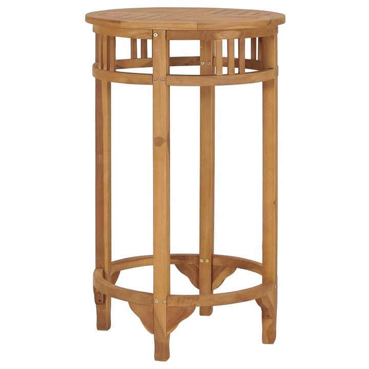 Barbord Ø 60 Cm Massiv Teak
