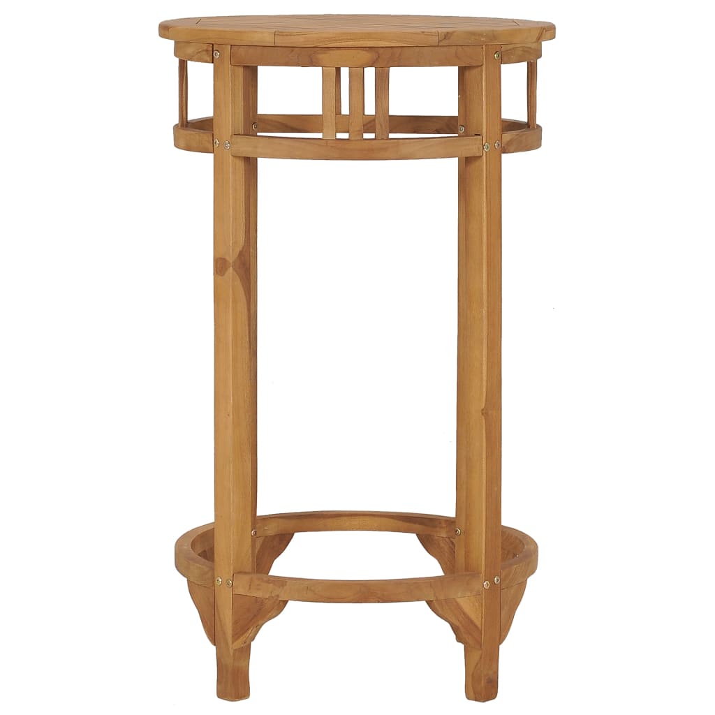 Barbord Ø 60 Cm Massiv Teak