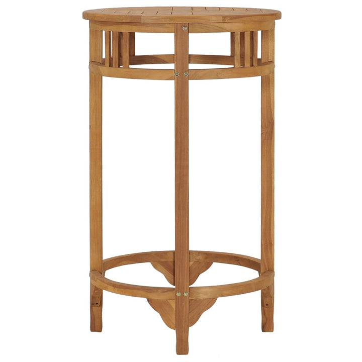 Barbord Ø 60 Cm Massiv Teak