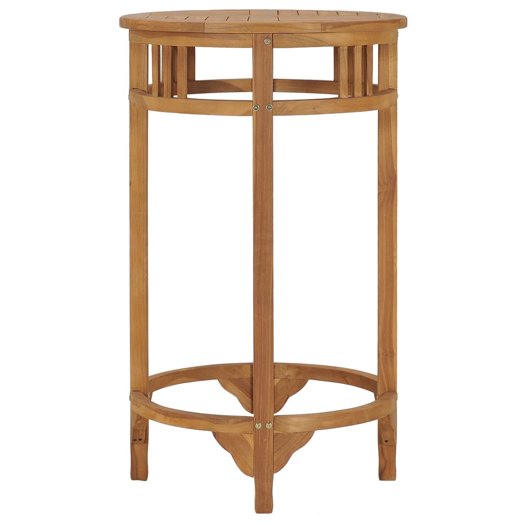 Barbord Ø 60 Cm Massiv Teak