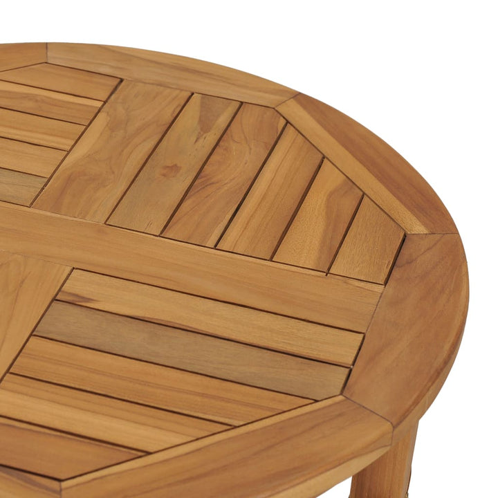 Barbord Ø 60 Cm Massiv Teak