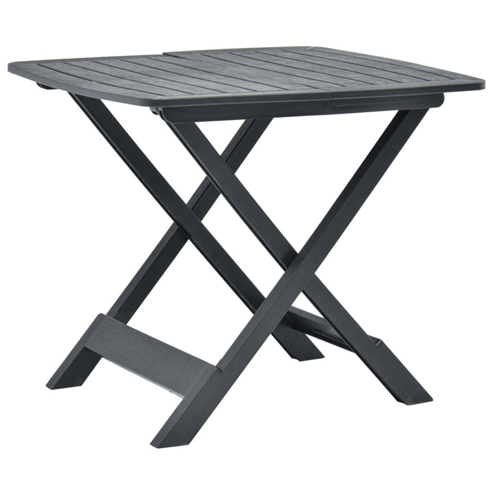 Hopfällbart Trädgårdsbord 79X72X70 Cm Plast