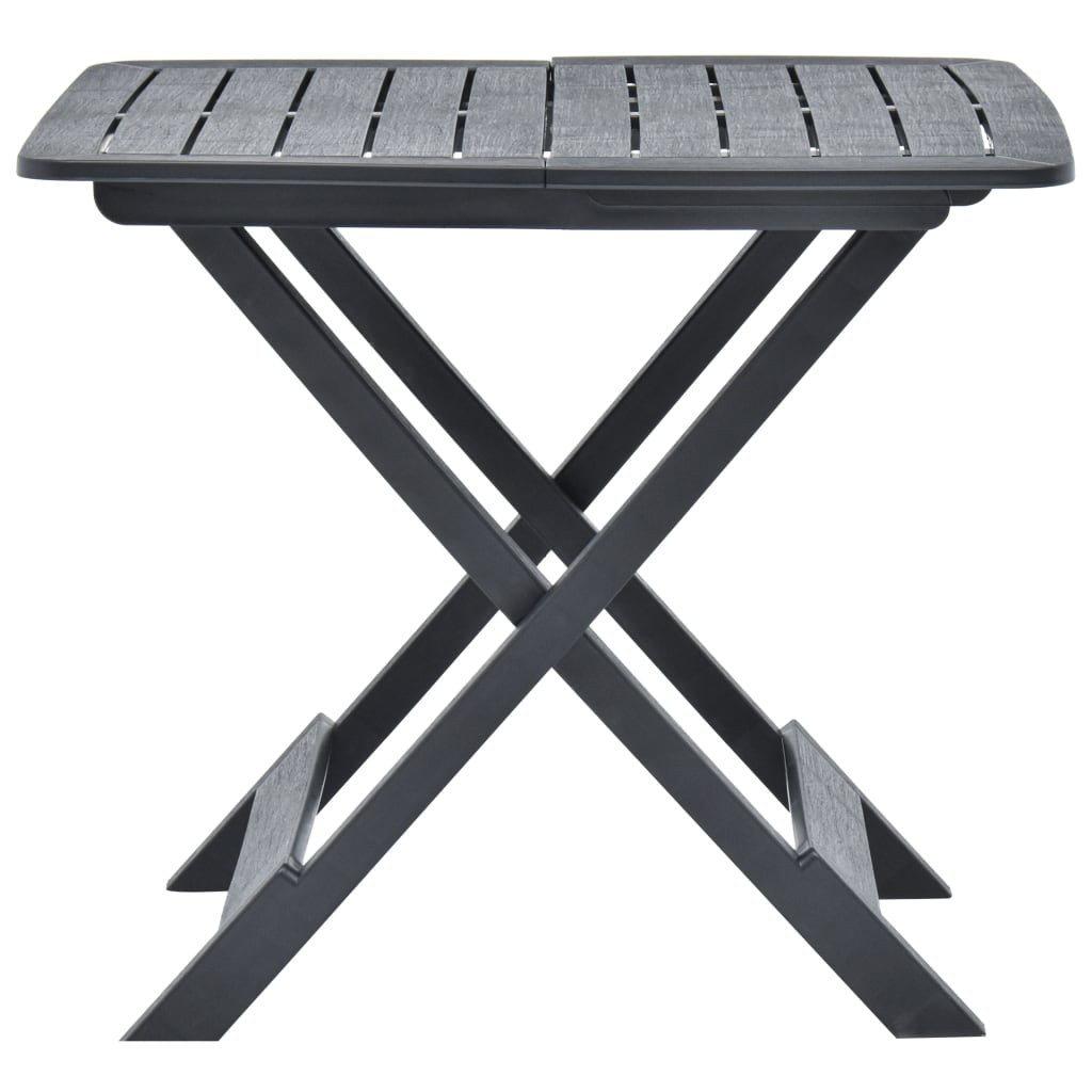 Hopfällbart Trädgårdsbord 79X72X70 Cm Plast