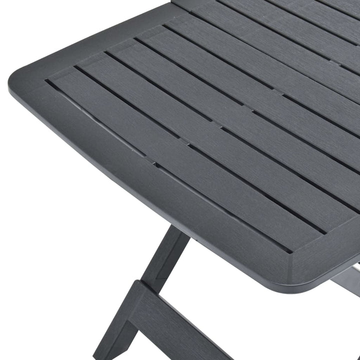 Hopfällbart Trädgårdsbord 79X72X70 Cm Plast
