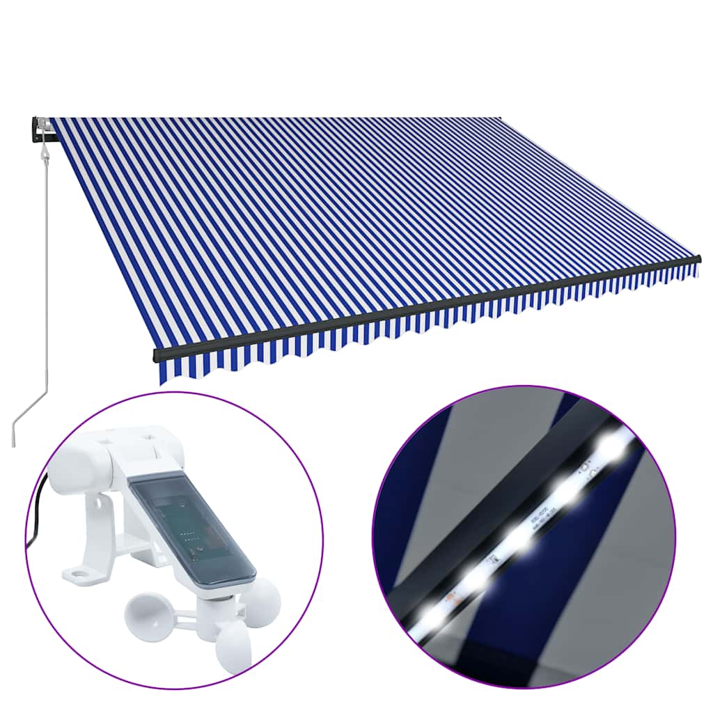 Markis Med Vindsensor &amp; Led